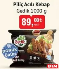 GEDİK PİLİÇ ACILI KEBAP 1000 G